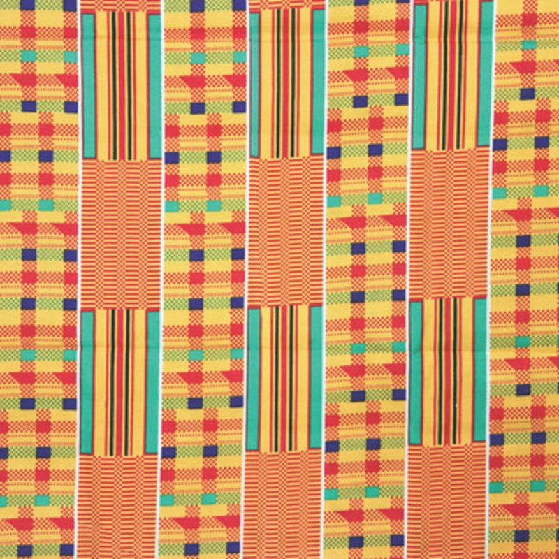 Kente Fabric #1 Cotton/Poly Blend - 12Y