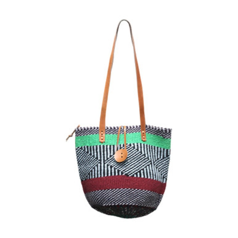 Kenyan Sisal and Wool Handbag - ASSORTED
