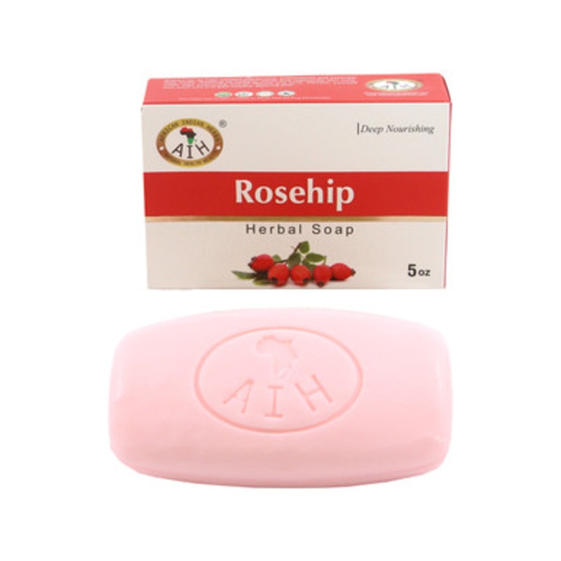 African Indian Herbs (AIH): Rosehip Herbal Soap - 5 oz.