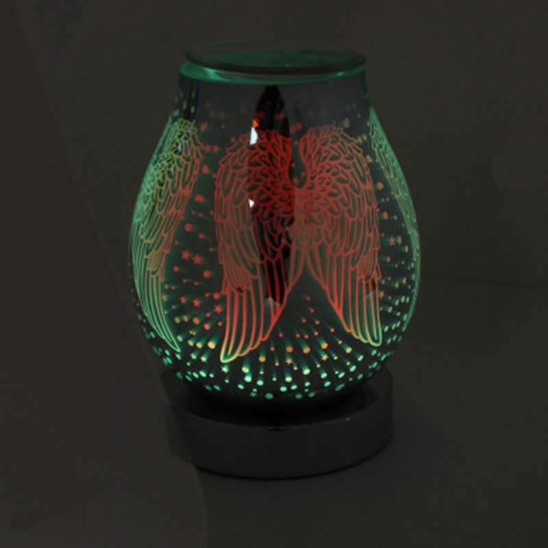 Color Changing Oil Burner - Angel Wings