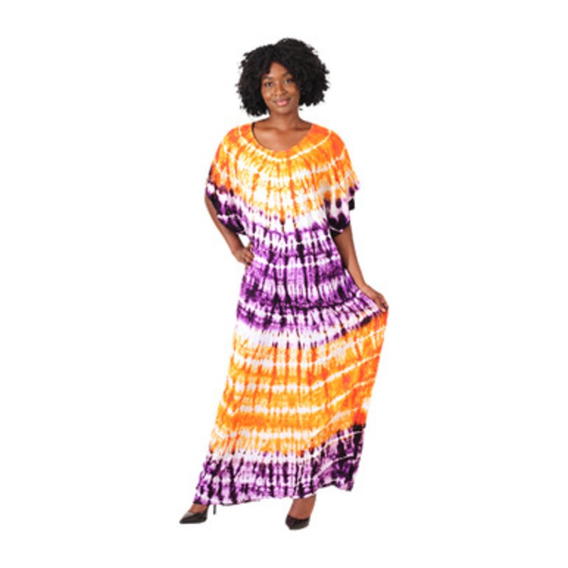 Tie Dye Long Dress - B