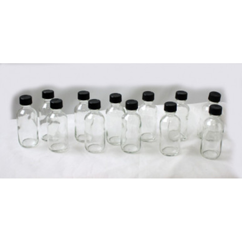 2 oz. Glass Bottles - Set Of 12