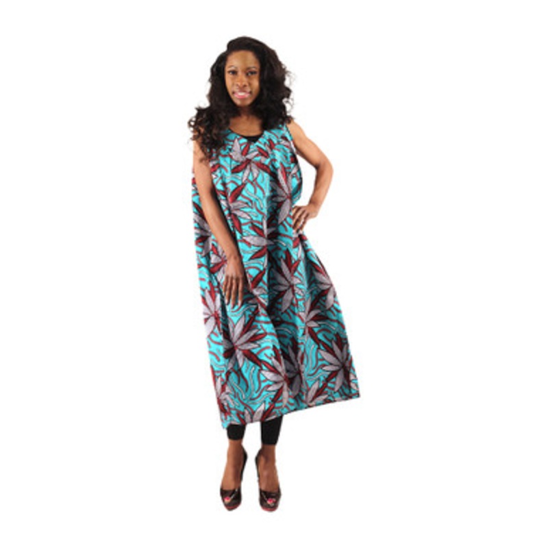 African Print Short Dress