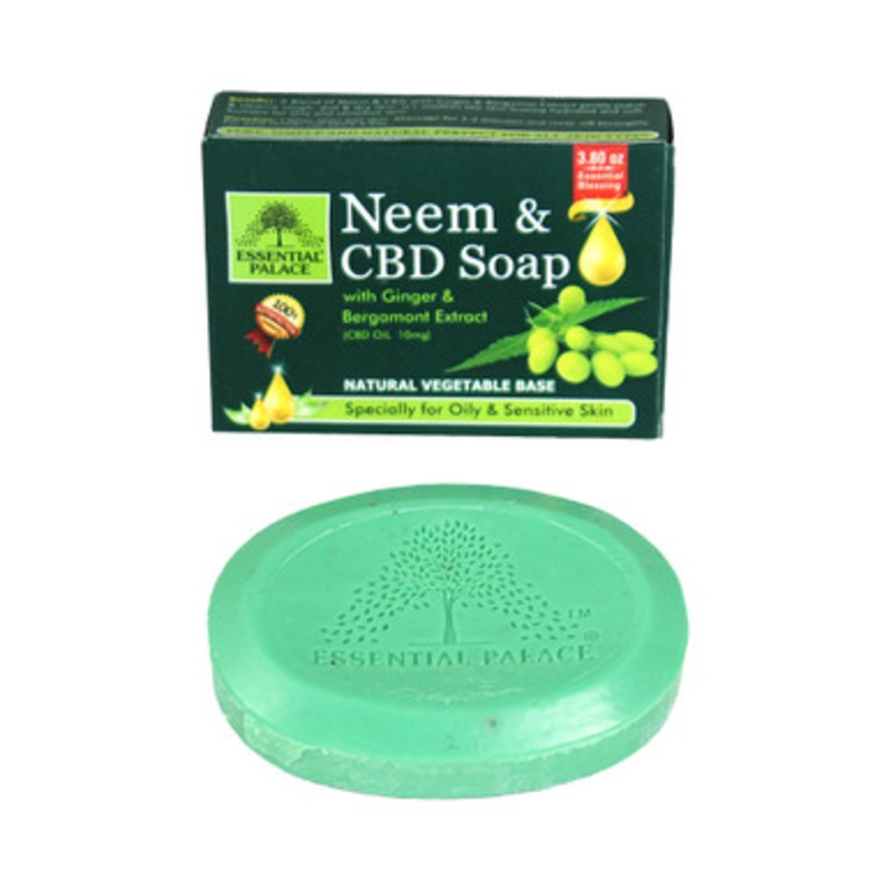 Essential Palace: Neem & CBD Soap - 3.8 oz.