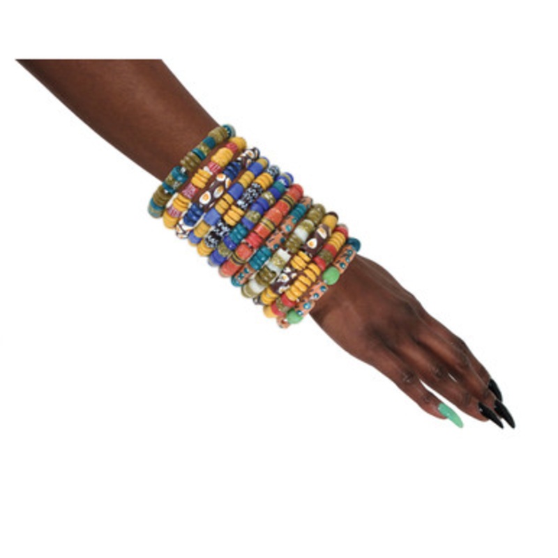 Ghana Trade Bead Bracelet: ASSORTED