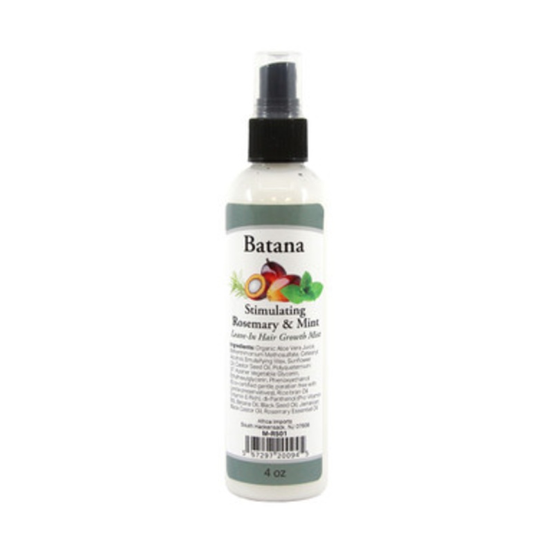 Batana Stimulating Rosemary & Mint Leave-In Hair Growth Mist - 4 oz.