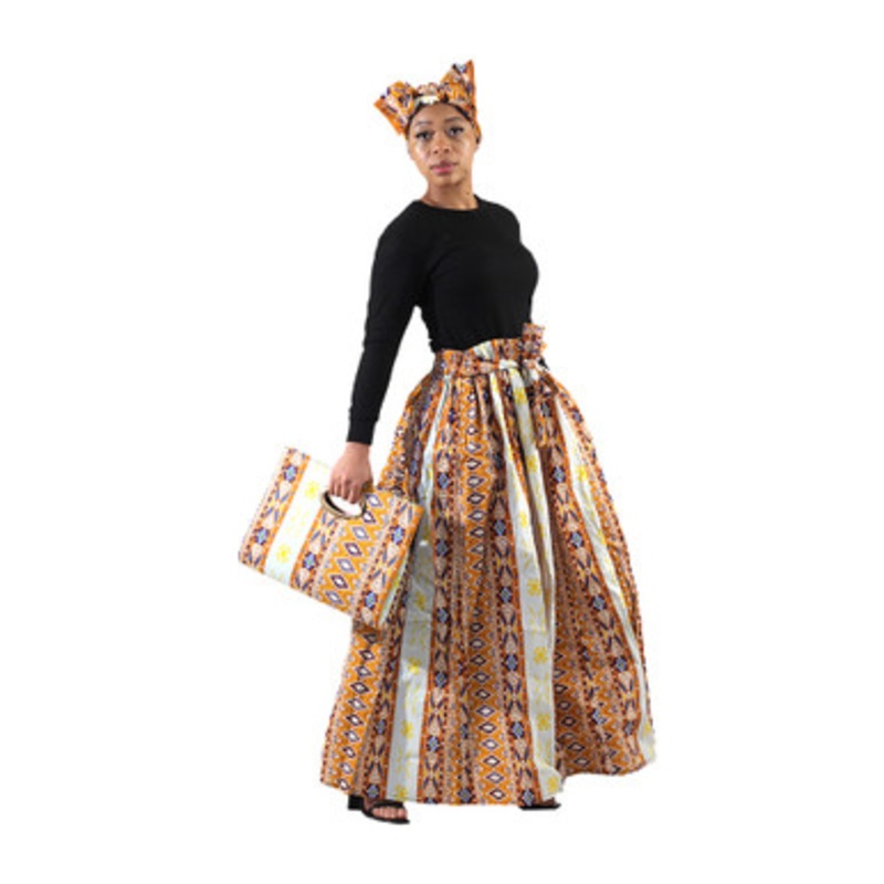 Long Skirt & Purse
