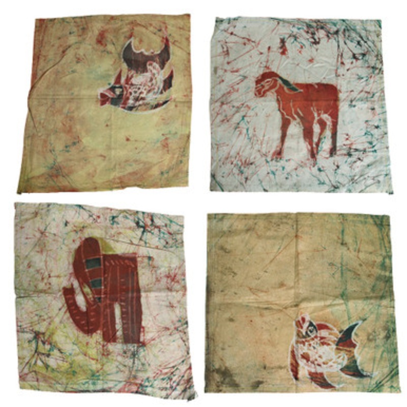 Set of 4 Batik Placemats