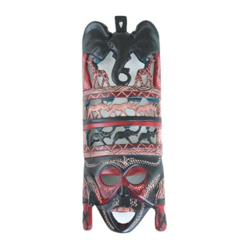 Animals Of Africa Maasai Mask (12-14)