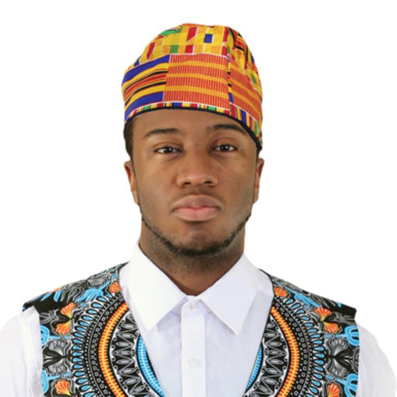 Kente Kufi Hat Style #1