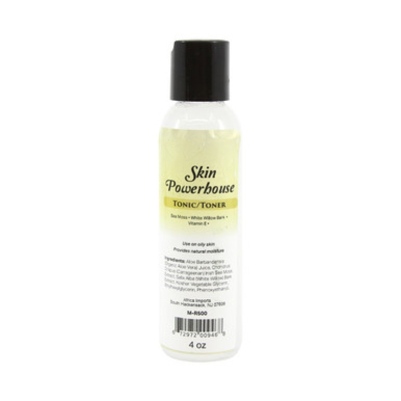 Sea Moss Skin Powerhouse Facial Tonic/Toner (White Willow Bark & Vitamin E)  4 oz.