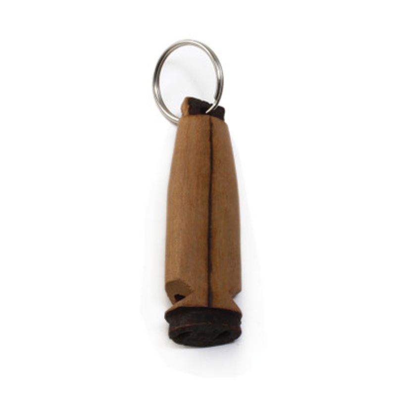 Wooden Whistle Key Chain