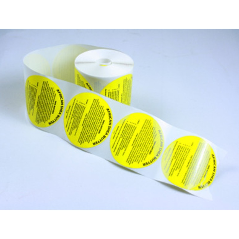 12 oz. Shea Butter Labels: Set Of 500