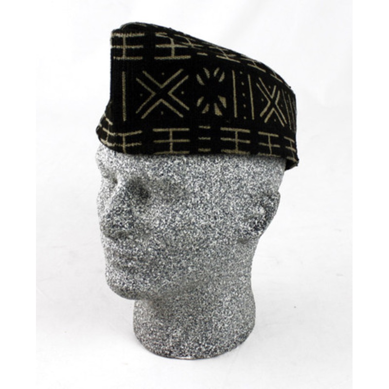 Mud Cloth Dress Hat: Men