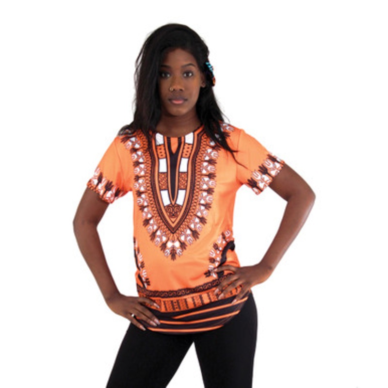 Traditional Print Stretch Dashiki
