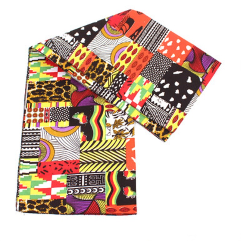 Afrocentric Patchwork Headwrap