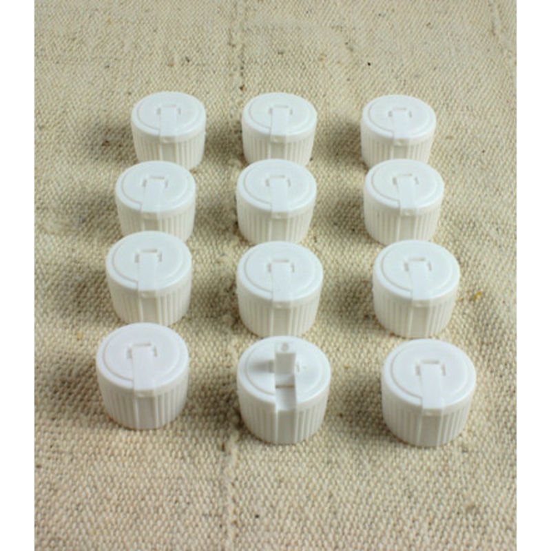 Set Of 12 Flip-Top Spout Caps