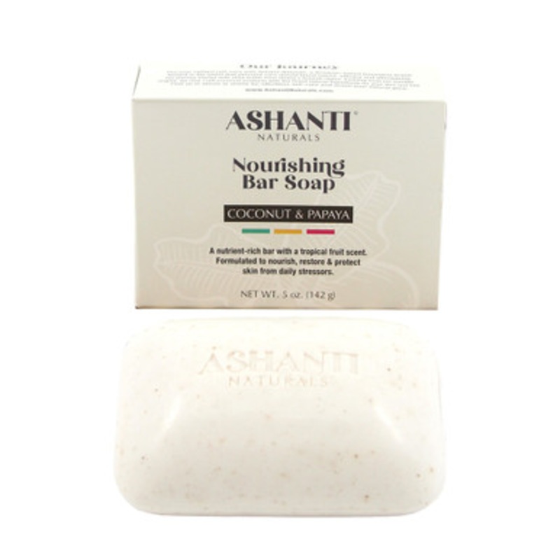 ASHANTI NATURALS: Coconut & Papaya Nourishing Bar Soap - 5 oz.