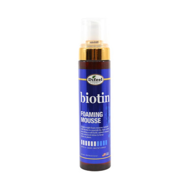 Difeel: Biotin Foaming Hair Mousse - 8 oz.