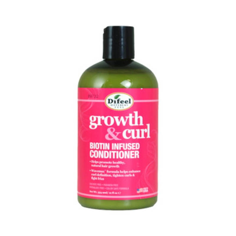 Difeel: Growth & Curl Biotin Conditioner- 12 oz.