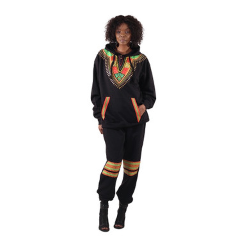 Traditional Print 2 Piece Sweat Suit