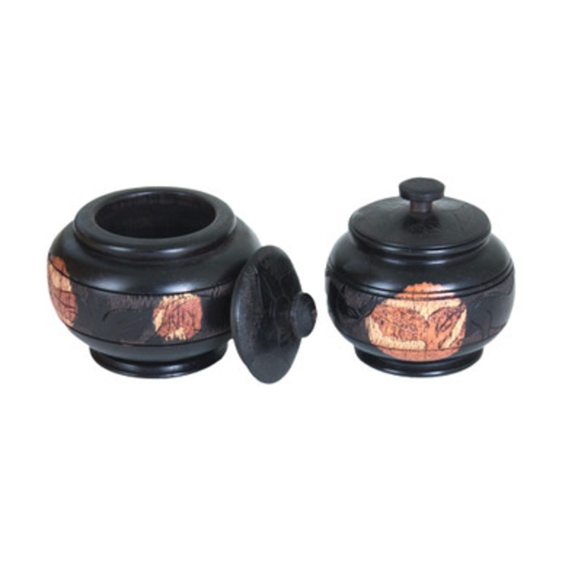 Ebony Sugar Bowl: ASSORTED