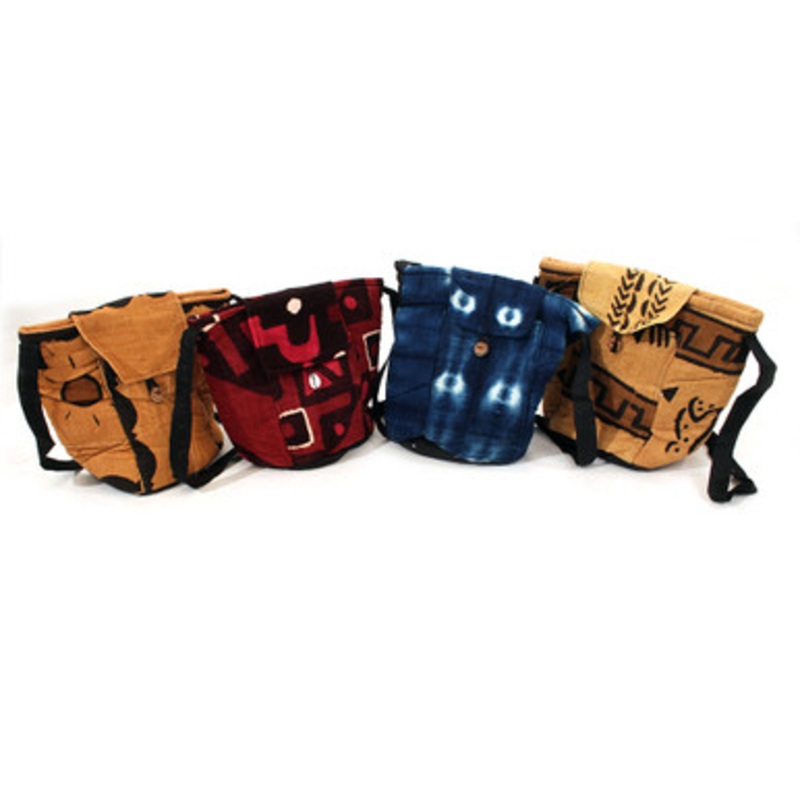 Mud Cloth Zipper Purse