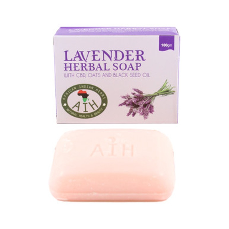 African Indian Herbs (AIH): Lavender Herbal Soap - 3.5 oz.