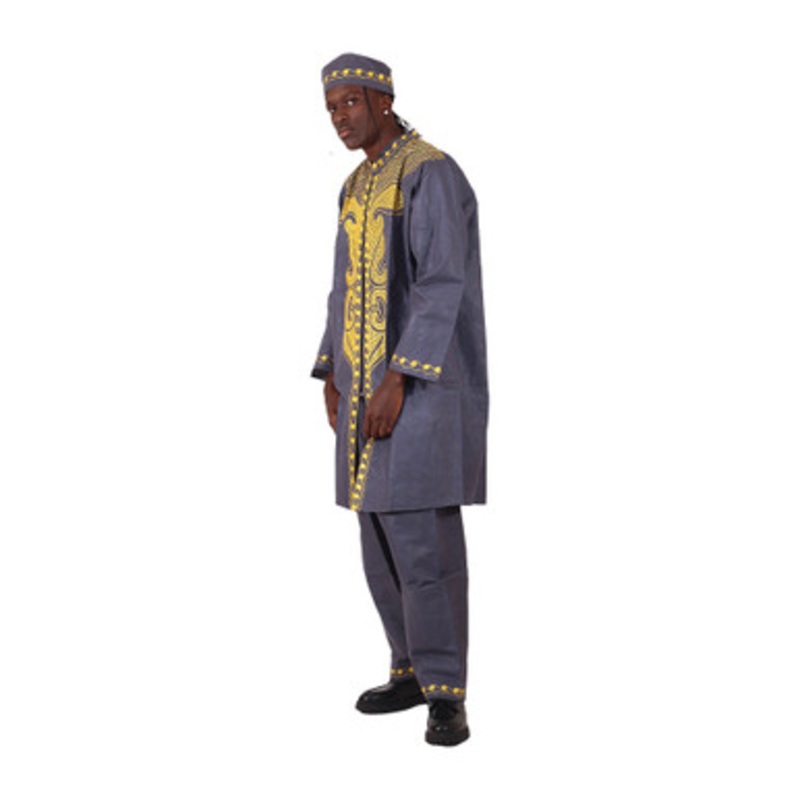 African King Three-Piece Suit Set