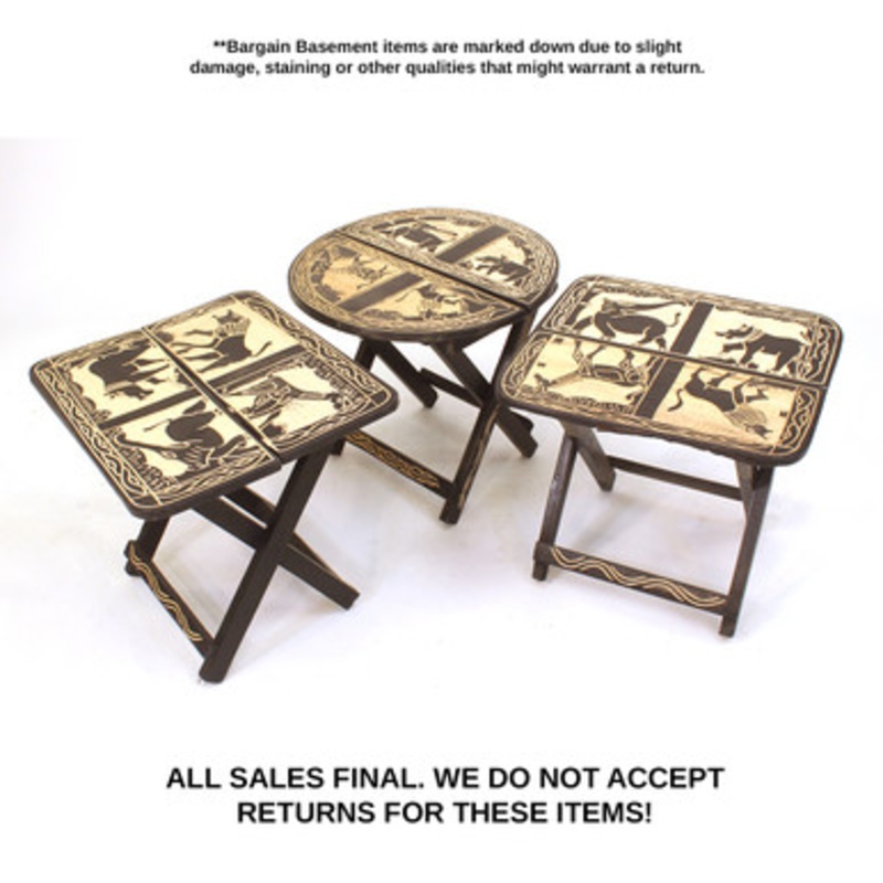 Damaged Ghanian Folding Tables