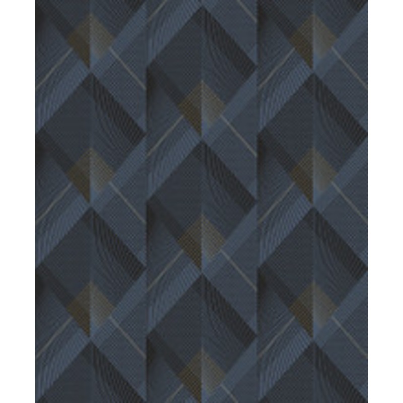 Advantage Raoul Navy Fanning Diamonds Wallpaper