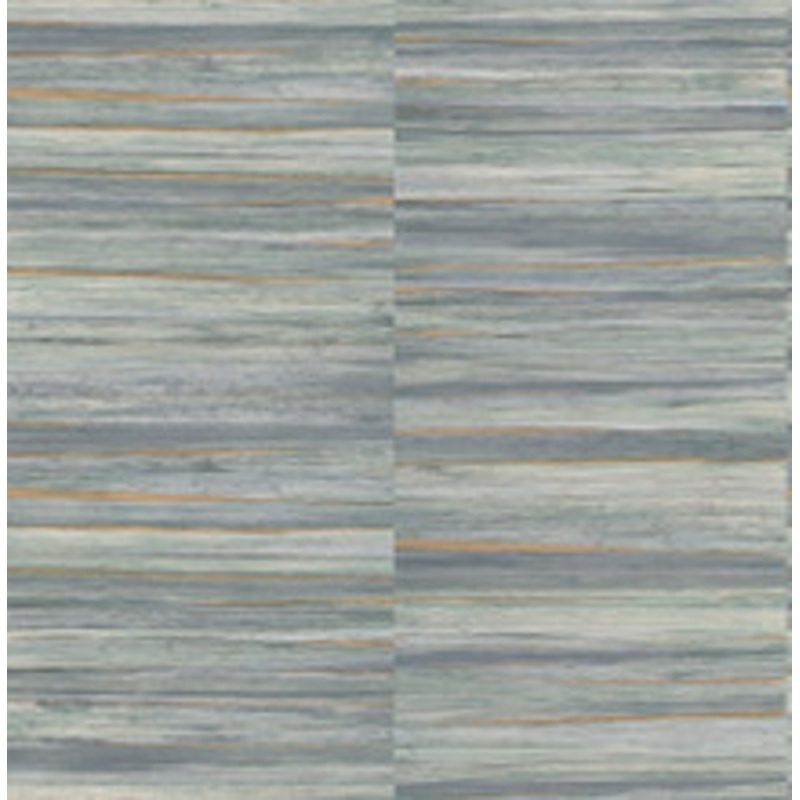 Advantage Rowan Blue Faux Grasscloth Wallpaper