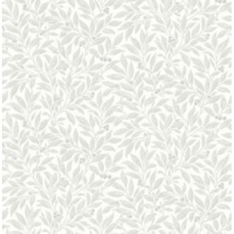 Advantage Winter Berry Light Grey Vine Wallpaper