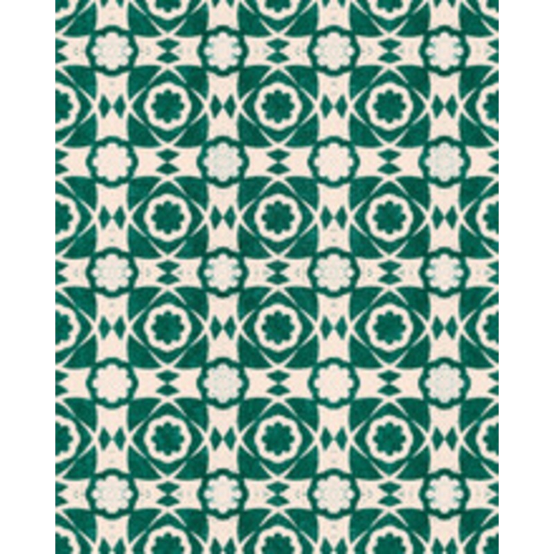 AEGEAN TILES Ultramarine Green Wallpaper (WP30050) by Mind The Gap Designer Wallpaper