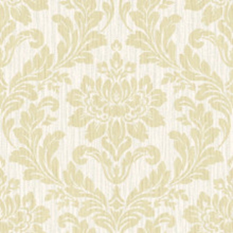Advantage Galois Gold Damask Wallpaper