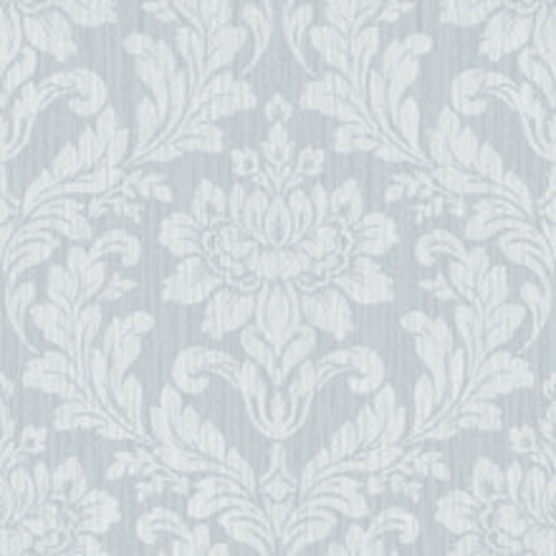 Advantage Galois Light Blue Damask Wallpaper