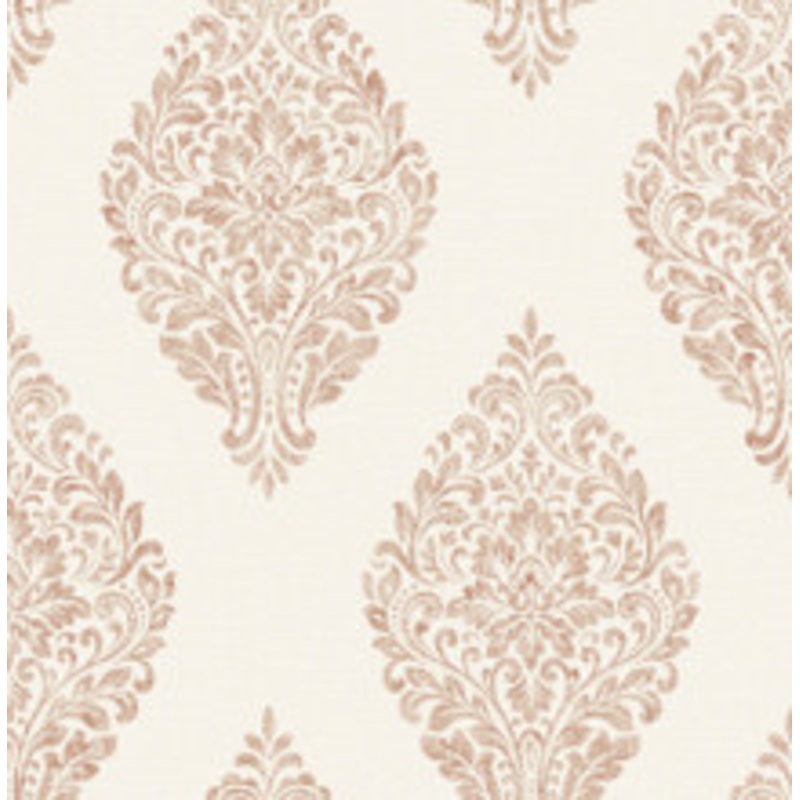 Advantage Gillian Copper Medallion Wallpaper