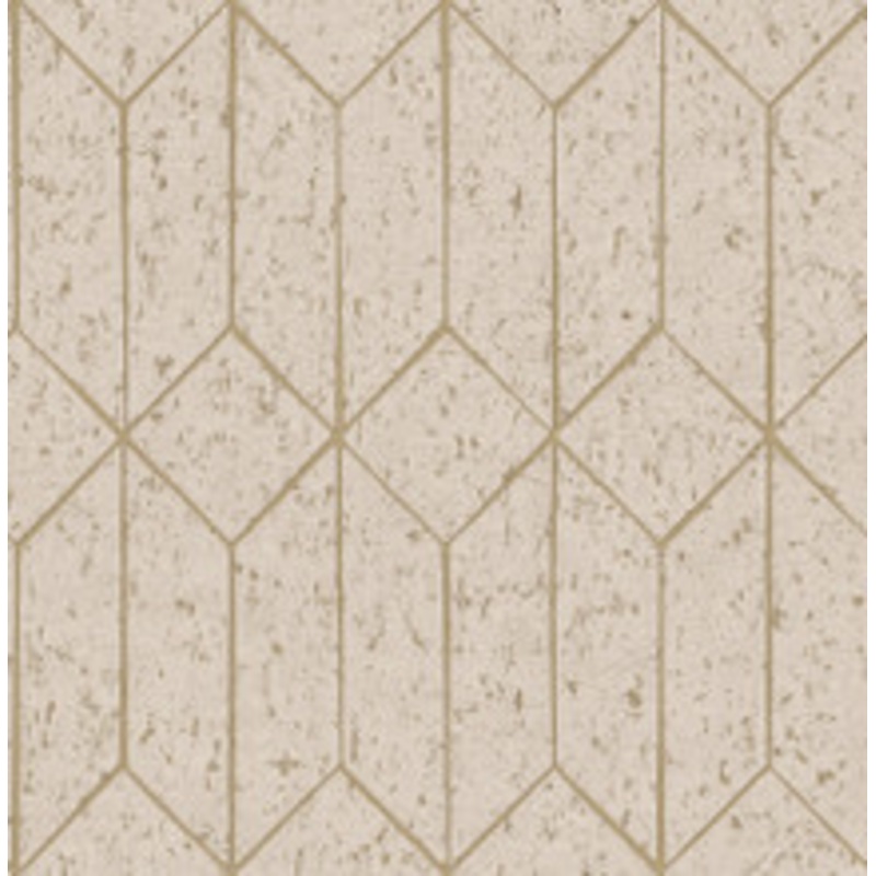 Advantage Hayden Bone Concrete Trellis Wallpaper