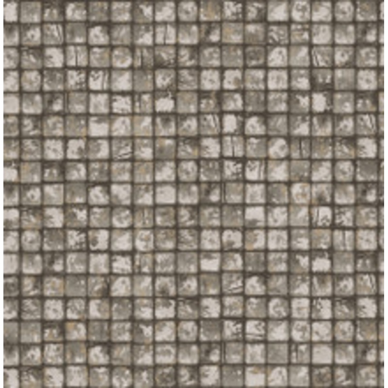 Advantage Kingsley Grey Tiled Wallpaper