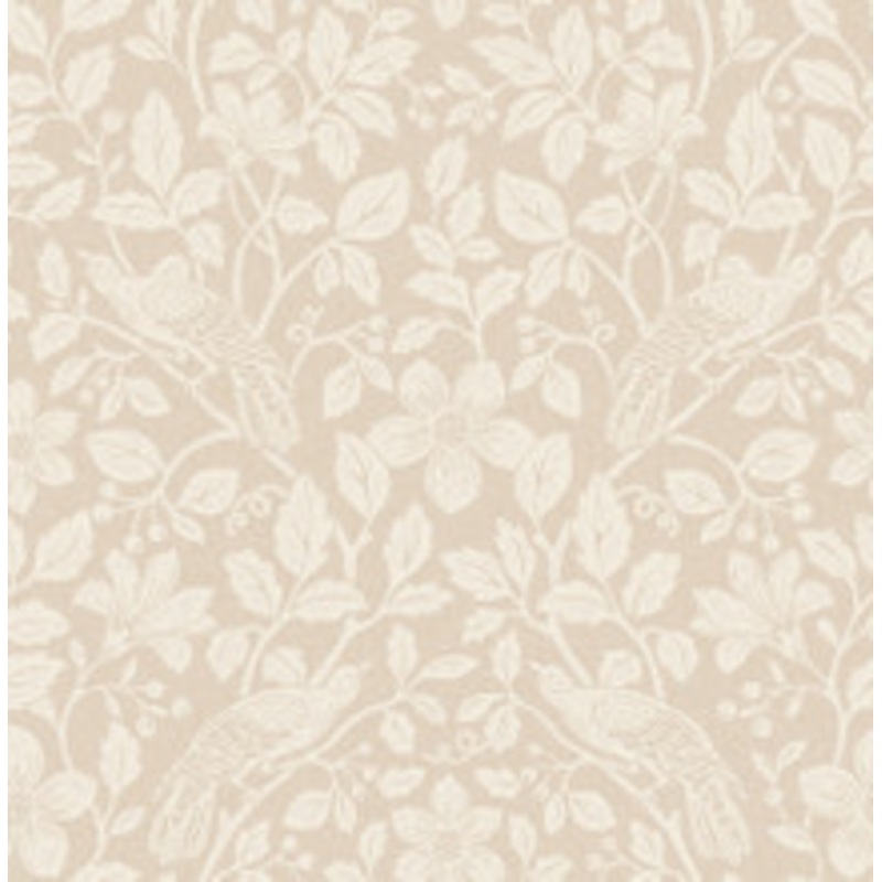 Advantage Marlow Beige Bird Vine Wallpaper