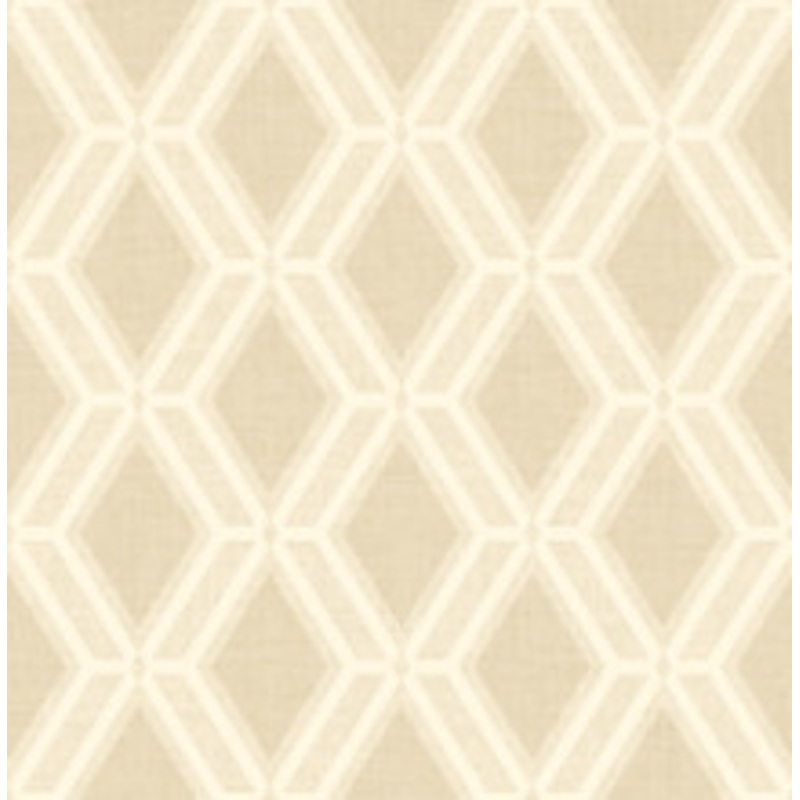 Advantage Mersenne Beige Geometric Wallpaper