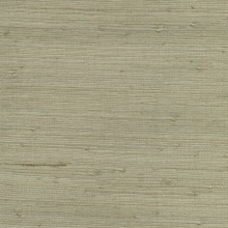 Advantage Battan Taupe Grasscloth Wallpaper