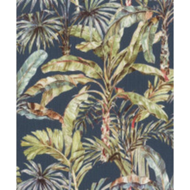 Advantage Calle Blue Tropical Wallpaper