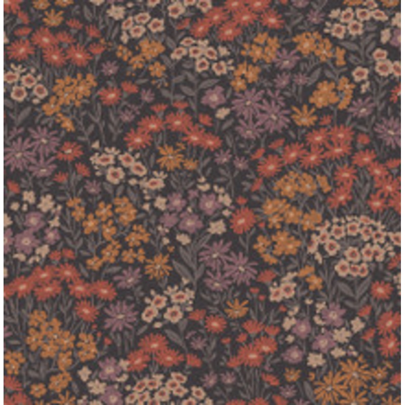 Advantage Ditsy Orange Daisies Wallpaper