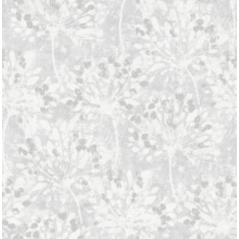 Advantage Dori Light Grey Painterly Floral Wallpaper