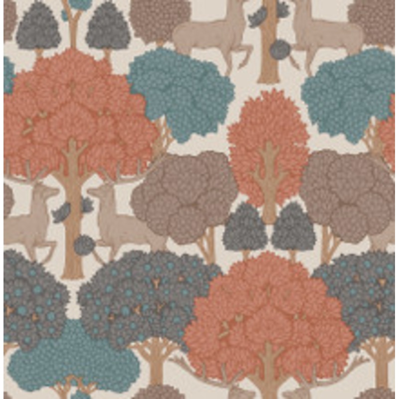 Advantage Forest of Arden Apricot Deer Wallpaper