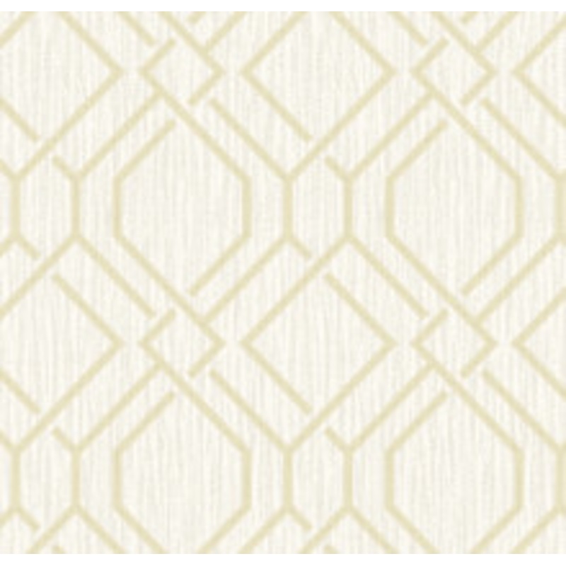 Advantage Frege Gold Trellis Wallpaper