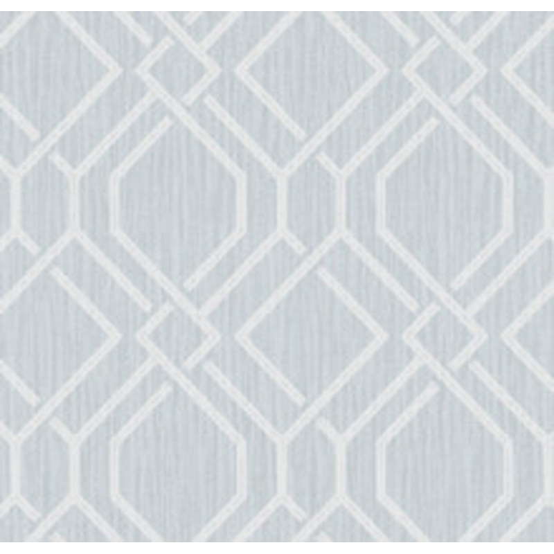 Advantage Frege Light Blue Trellis Wallpaper