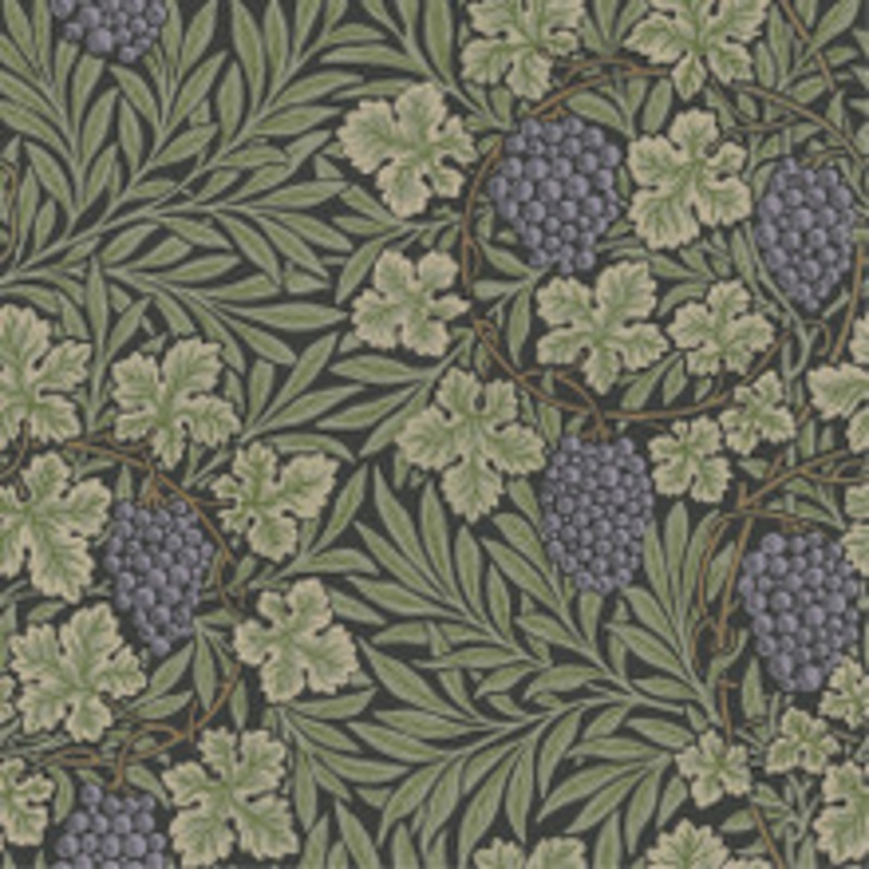 A-Street Prints Vine Green Woodland Fruits Wallpaper