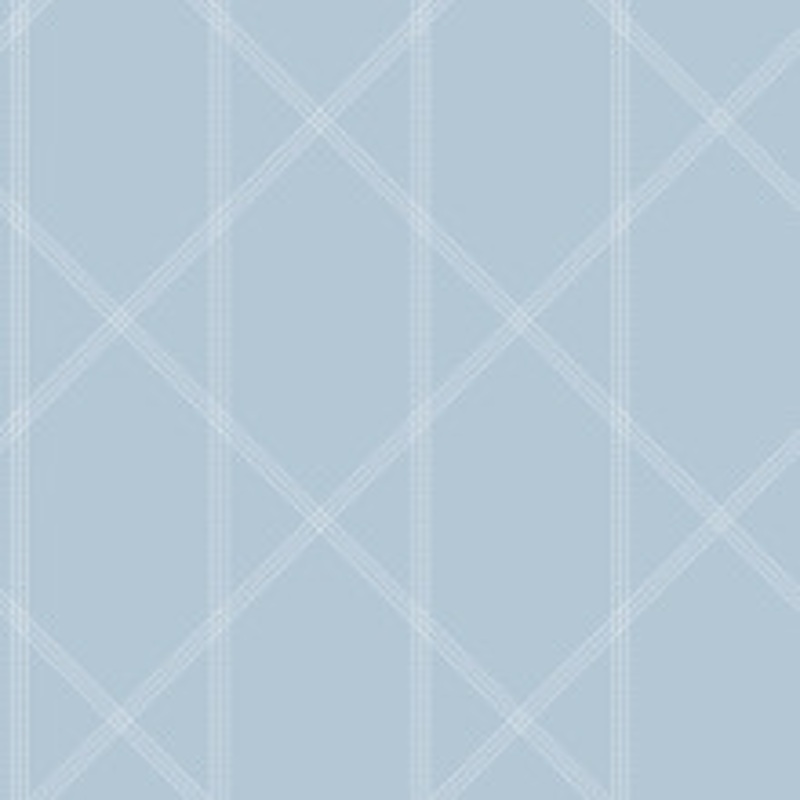 A-Street Prints Walcott Light Blue Stitched Trellis Wallpaper